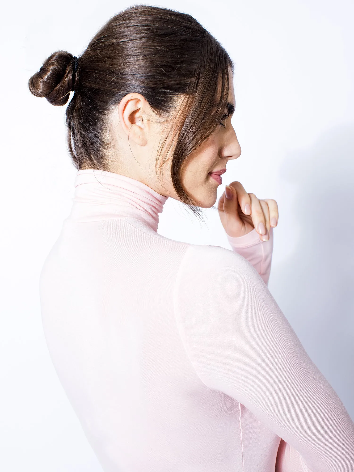 TURTLENECK TOP, PINK
