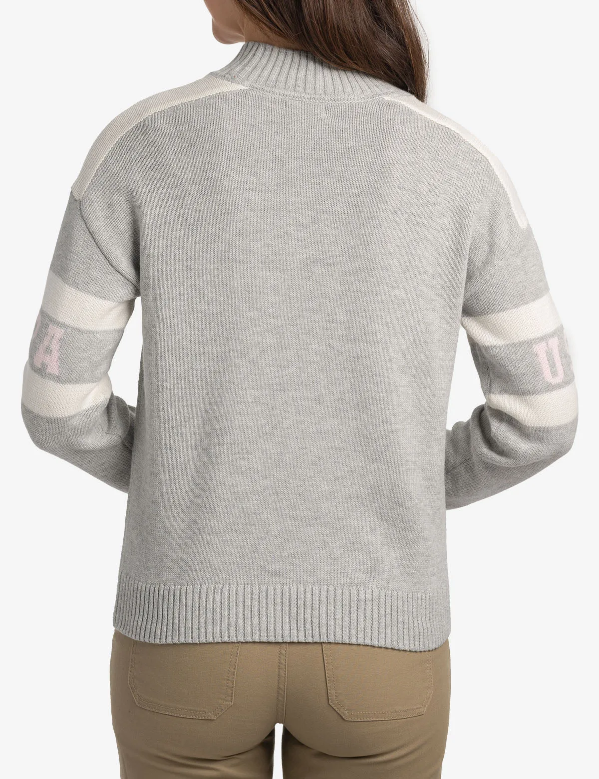 USPA FOOTBALL MOCK NECK SWEATER