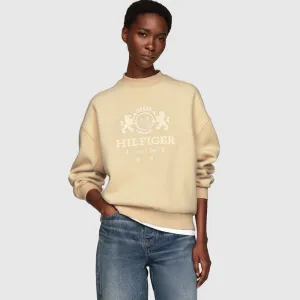 Varsity Crest Sweatshirt - Ivory