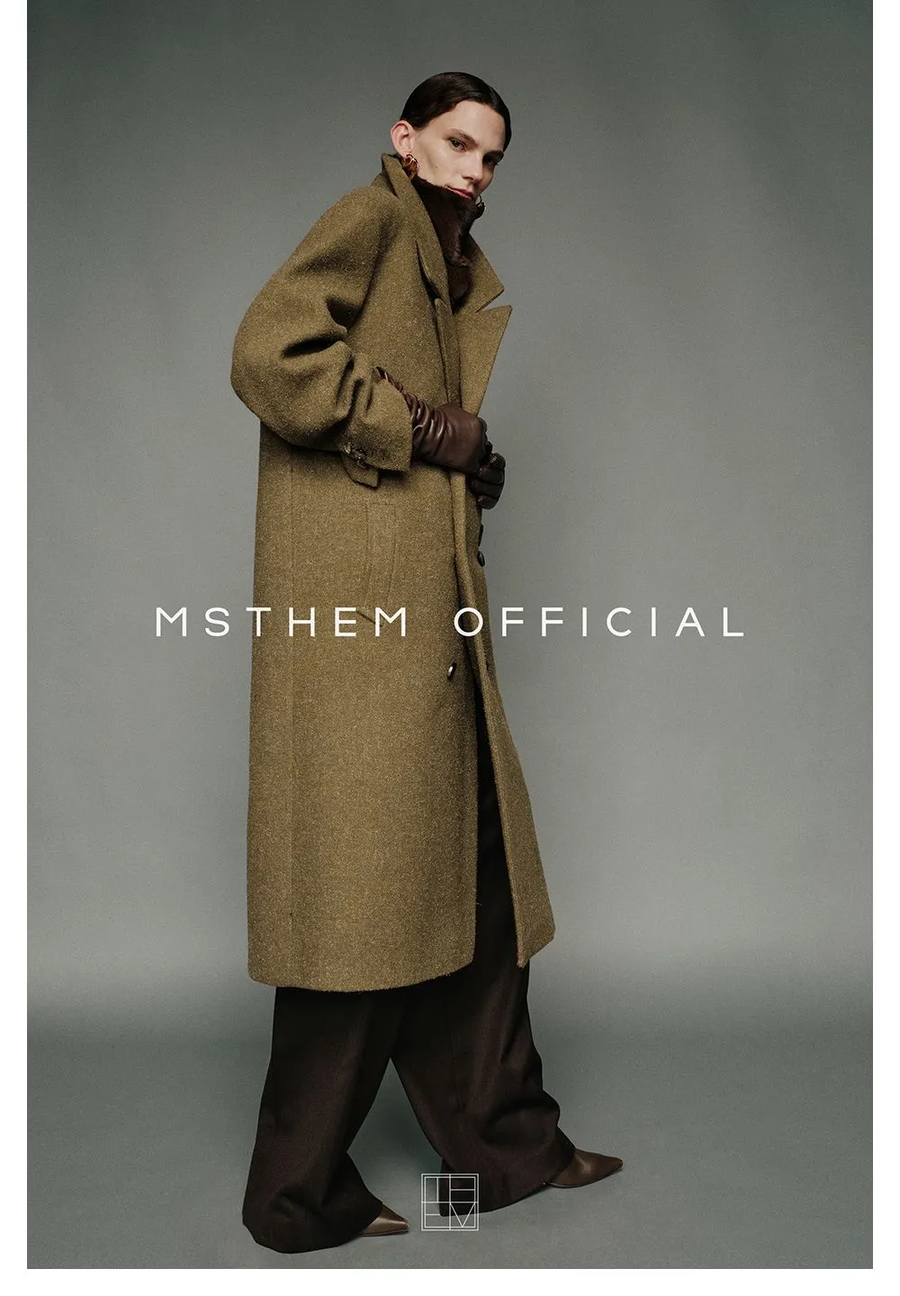 Vintage Double-Breasted Overcoat