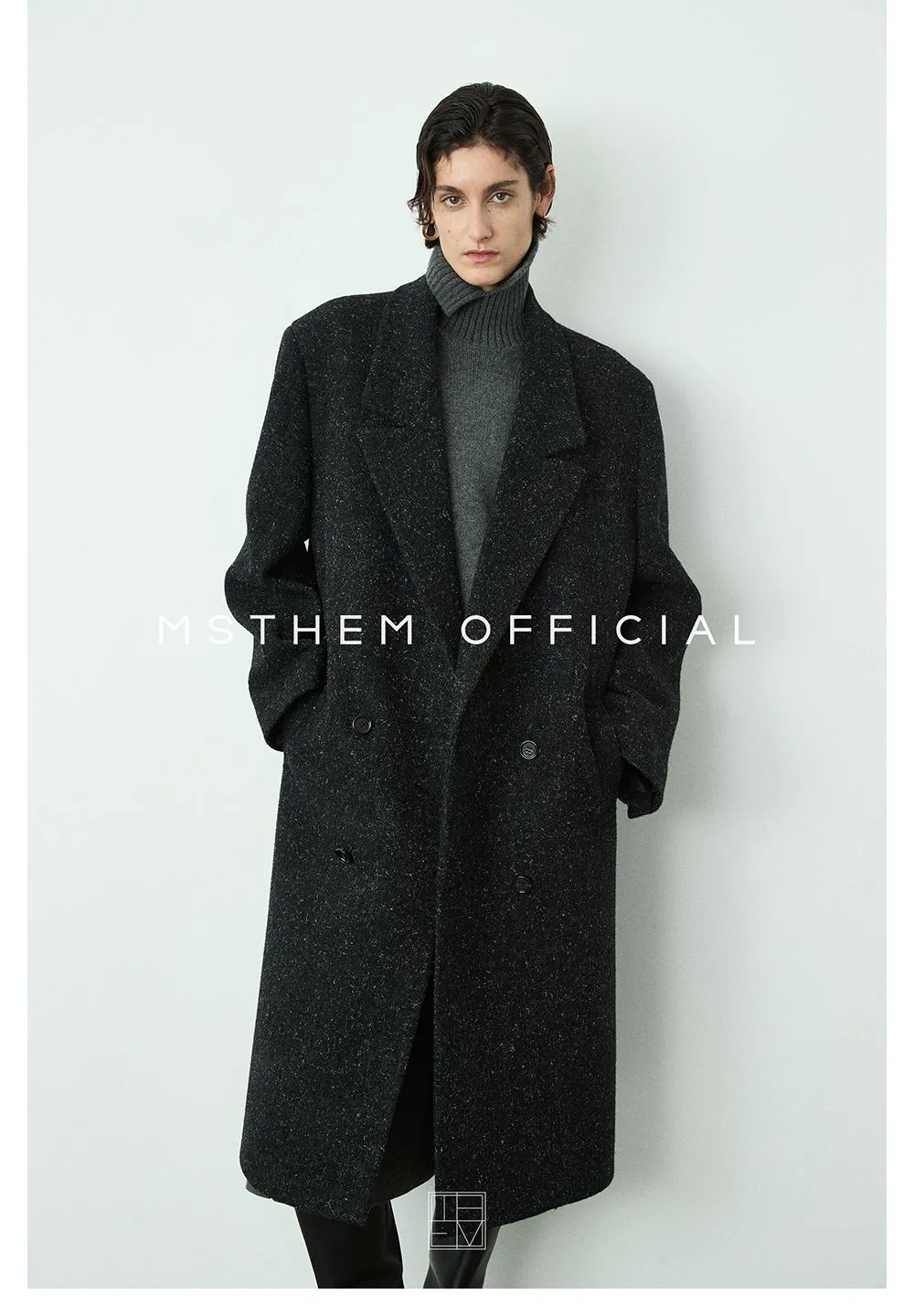 Vintage Double-Breasted Overcoat