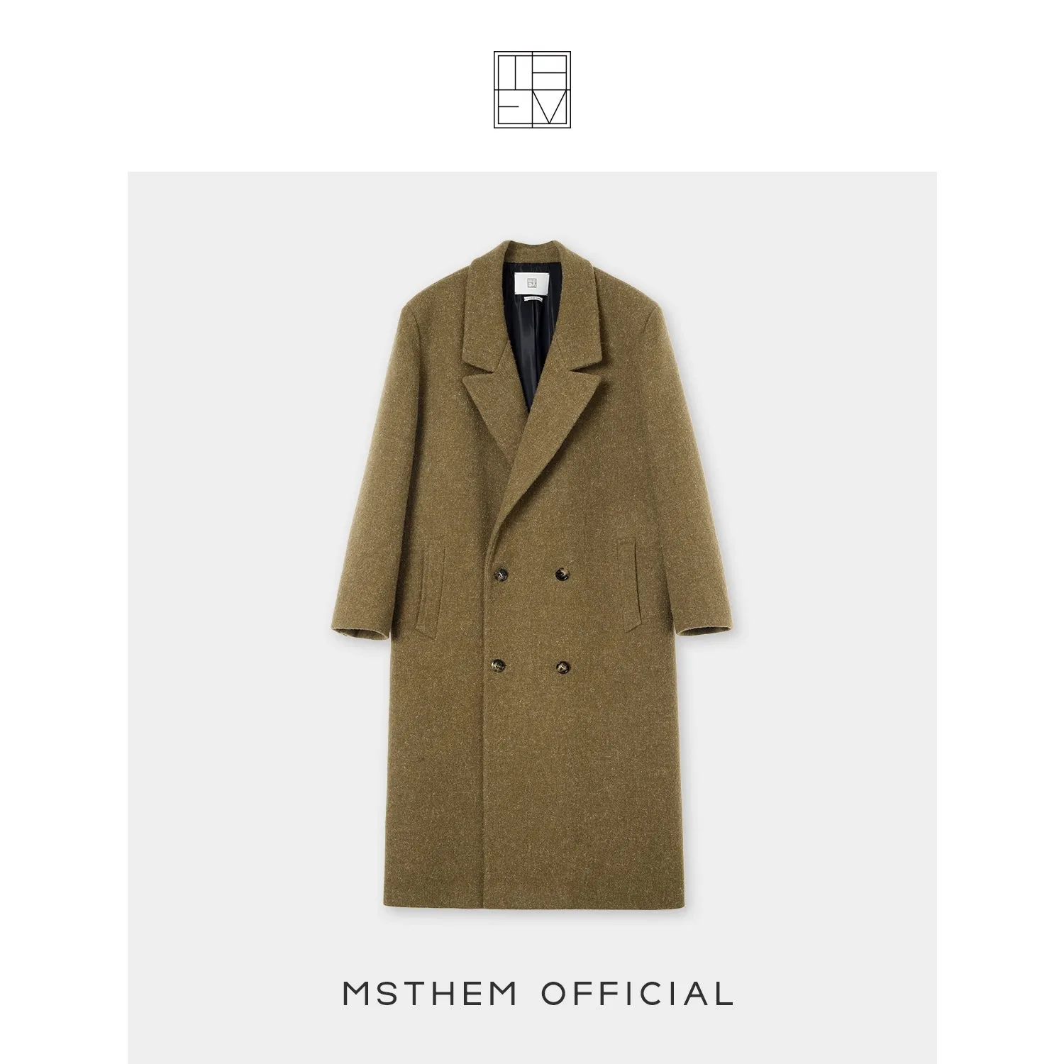 Vintage Double-Breasted Overcoat
