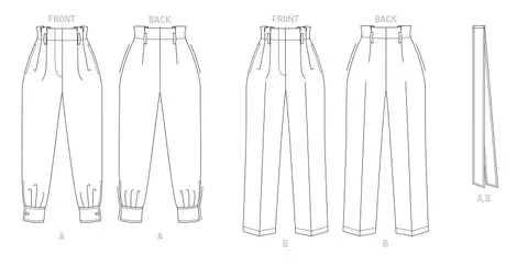 Vogue Trousers V1873