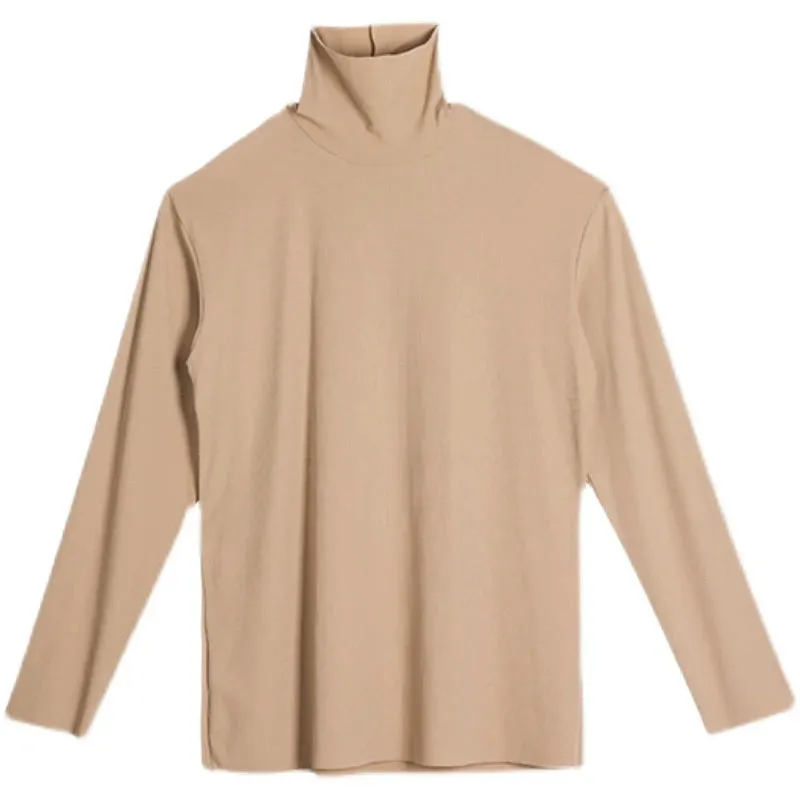 Waffle High Neck Turtleneck