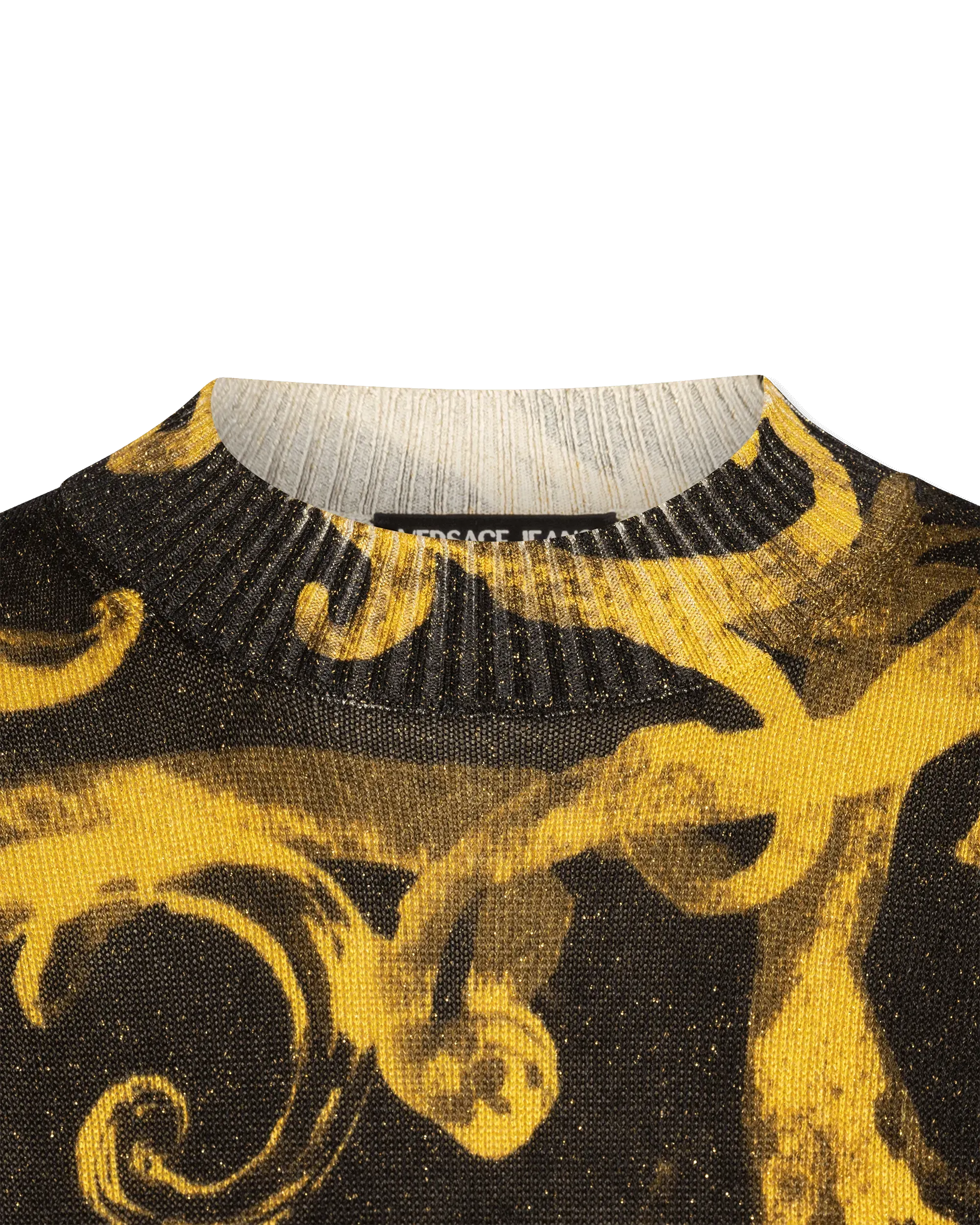 Watercolor Baroque Couture Knit Top