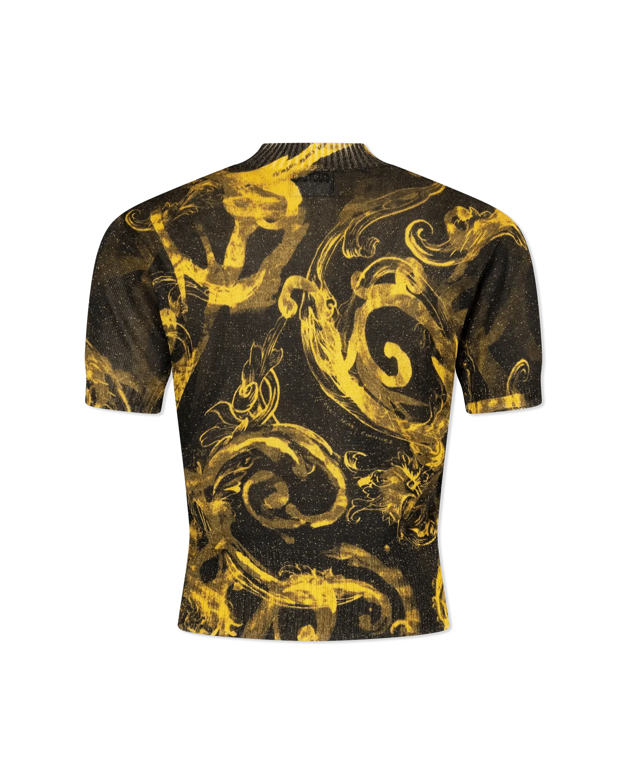 Watercolor Baroque Couture Knit Top