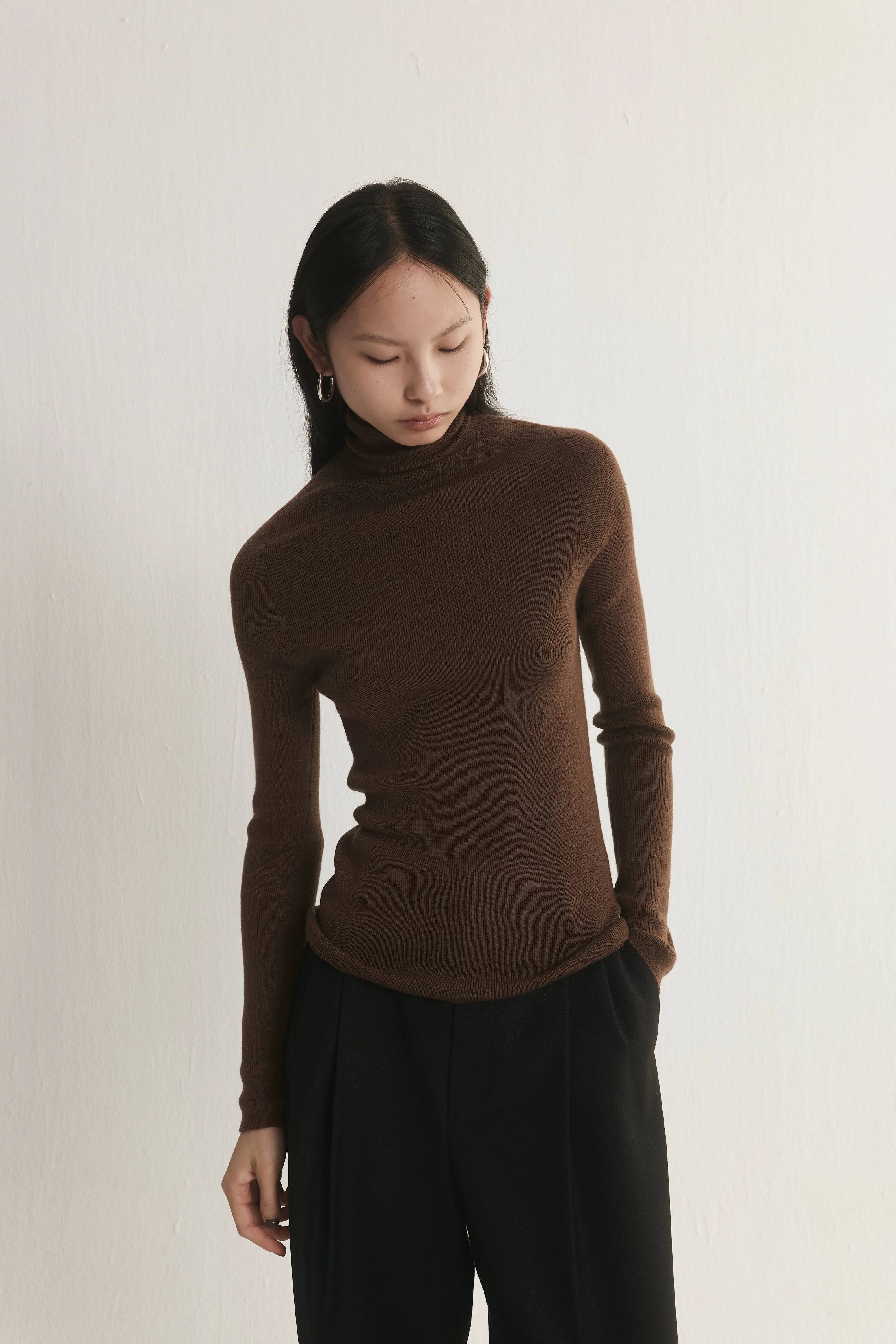 WholeGarment Knit Turtleneck