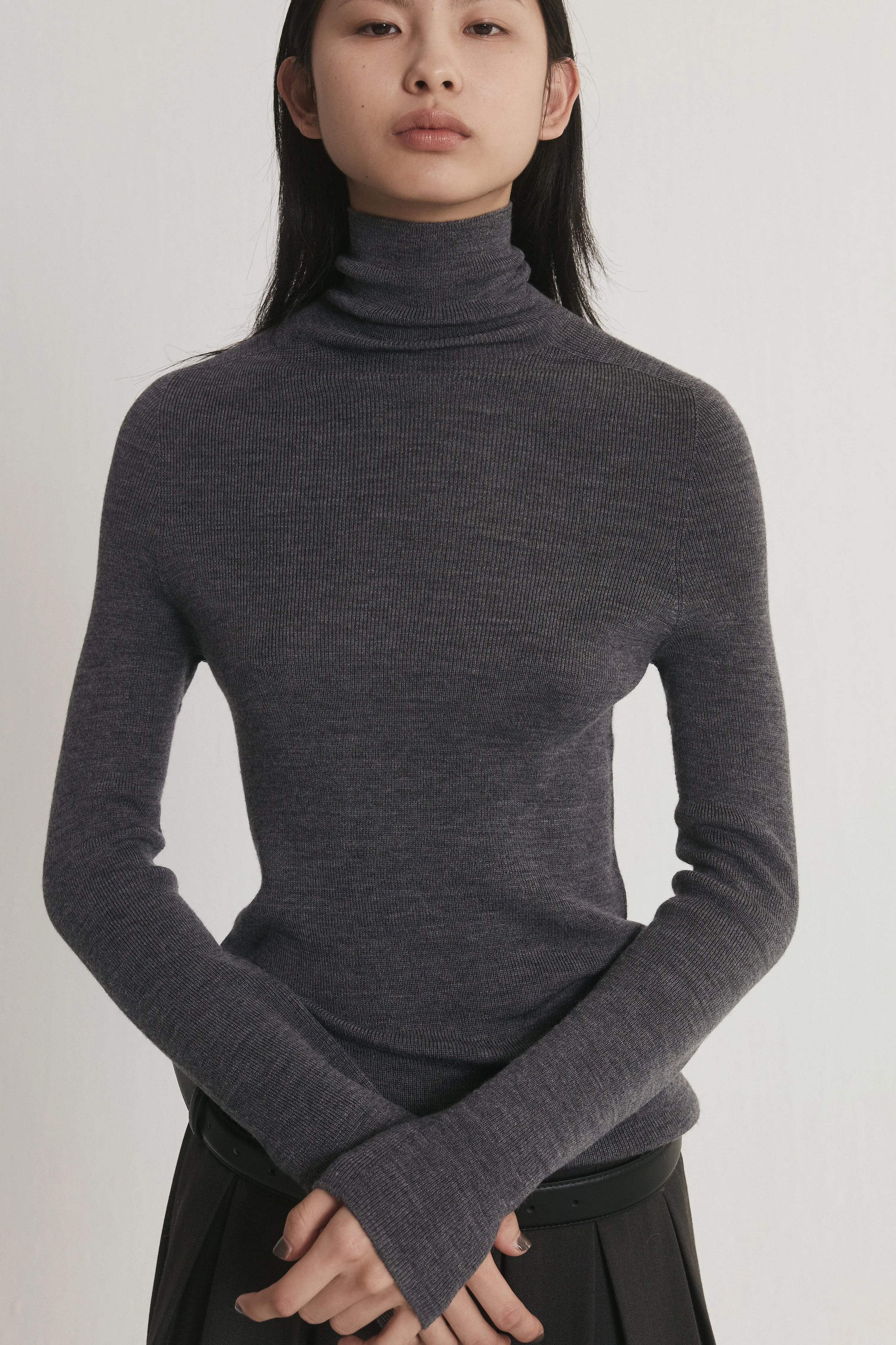 WholeGarment Knit Turtleneck