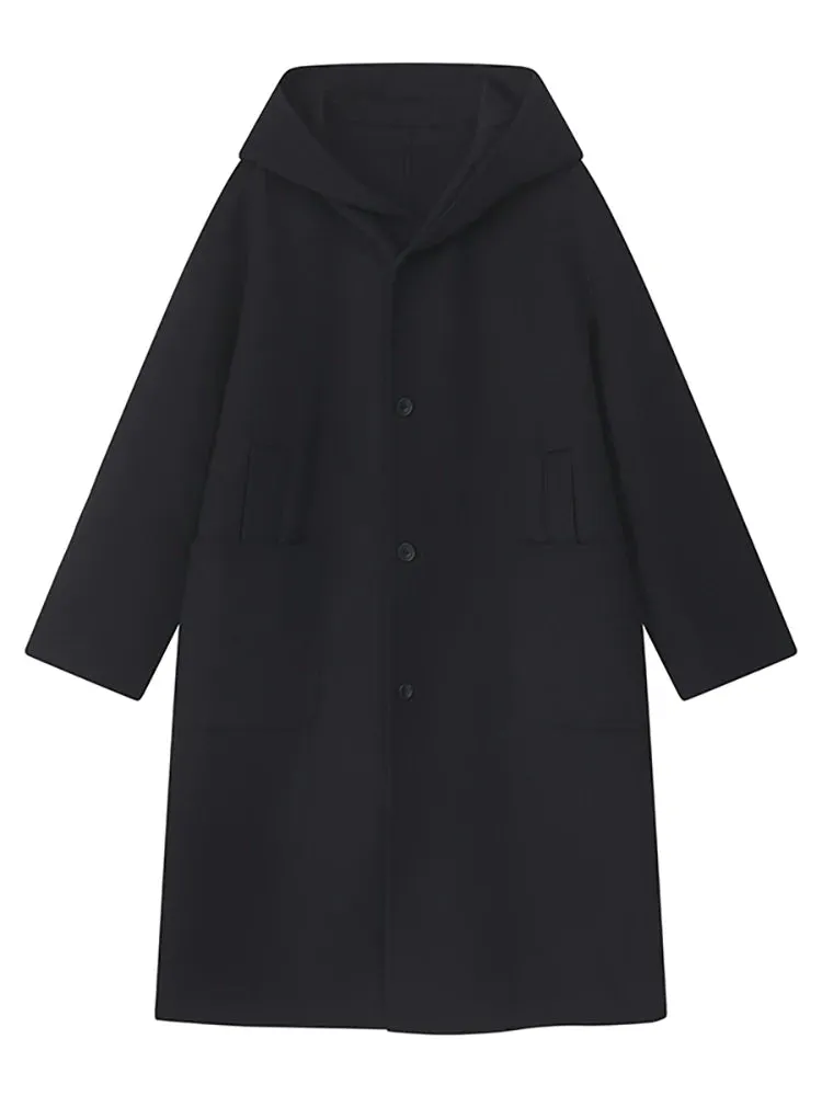 Winter Hooded Overcoat