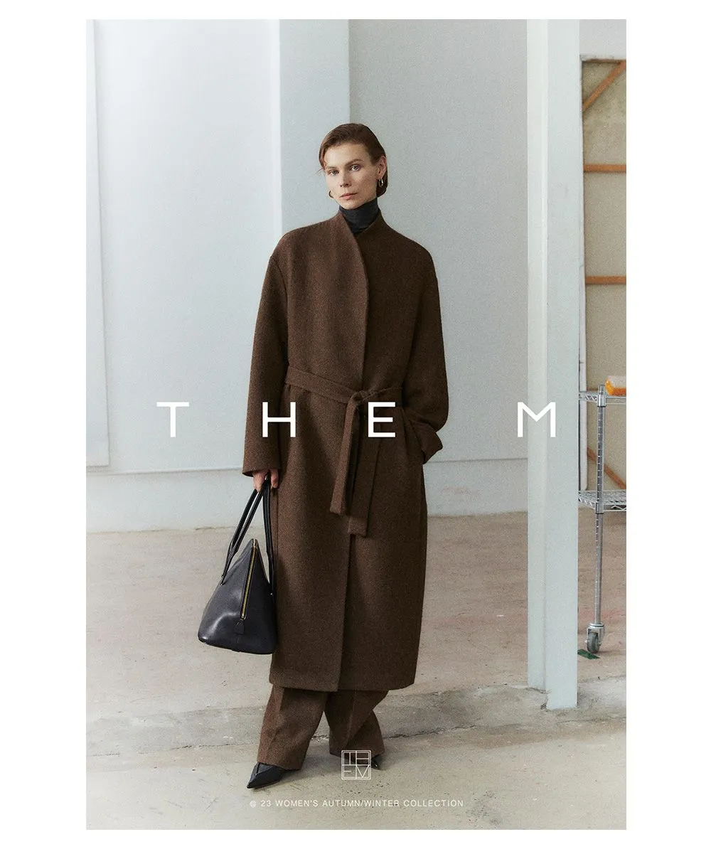 Wool and Vicuña Coat and Trousers Set