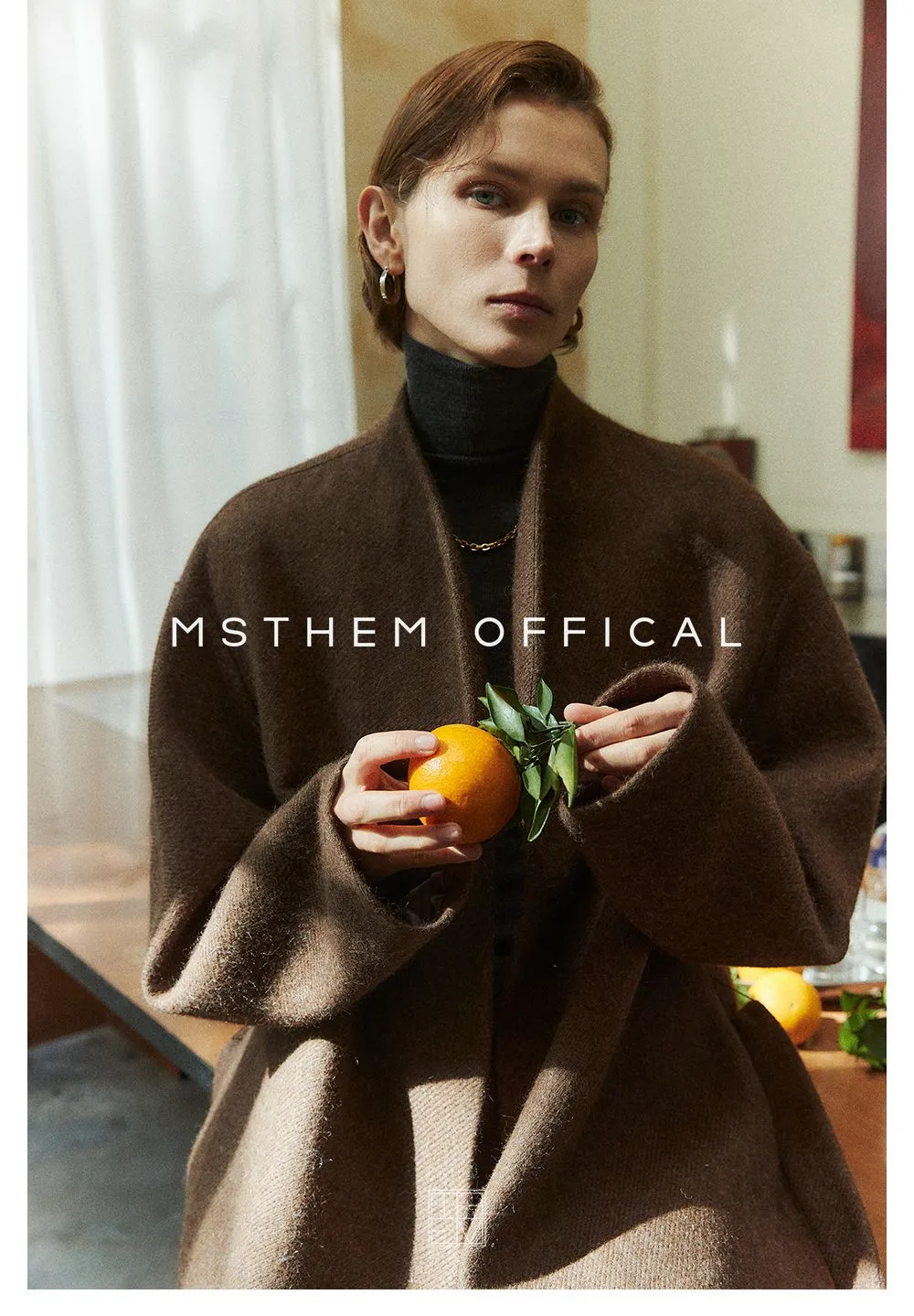 Wool and Vicuña Coat and Trousers Set