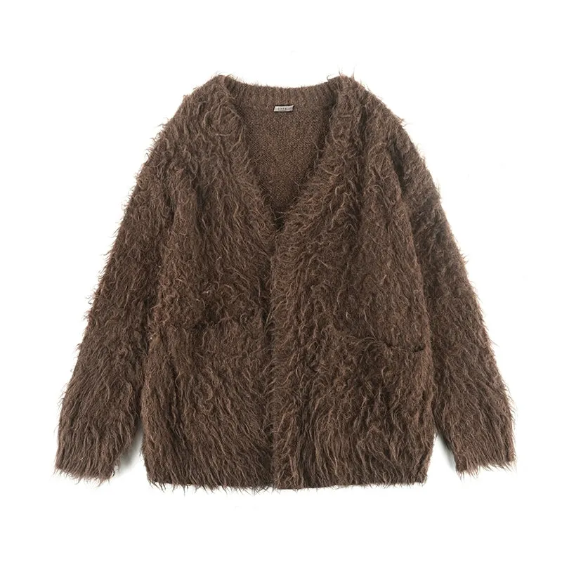 Wool Cardigan Coat