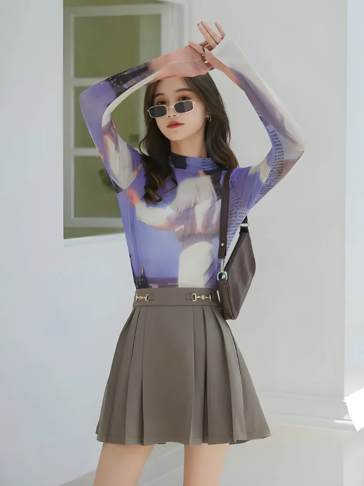 Y2K Vintage 80's Mesh Top