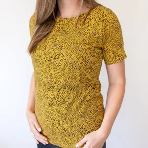 Yellow dot print Breastfeeding Top