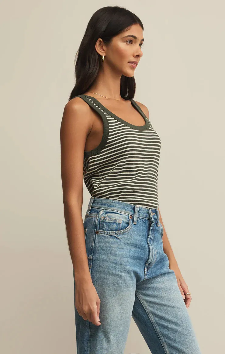 Z Supply Elin Stripe Rib Tank