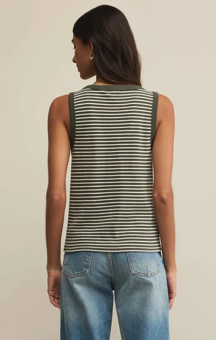 Z Supply Elin Stripe Rib Tank