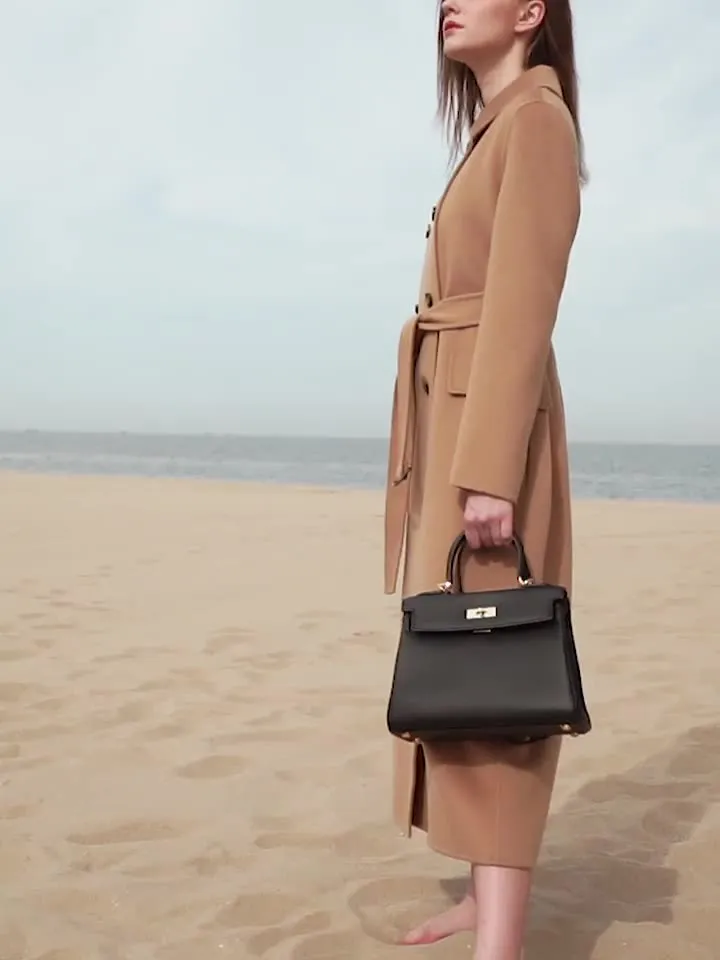 ZABRI quality ladies Autumn/ spring/ winter long  cashmere wool coat