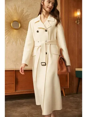 ZABRI quality ladies Autumn/ spring/ winter long  cashmere wool coat